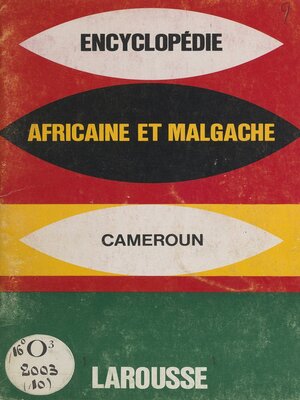 cover image of Encyclopédie africaine et malgache